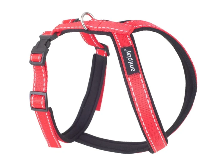 Szelki Grand Soft Reflective S Czerwony