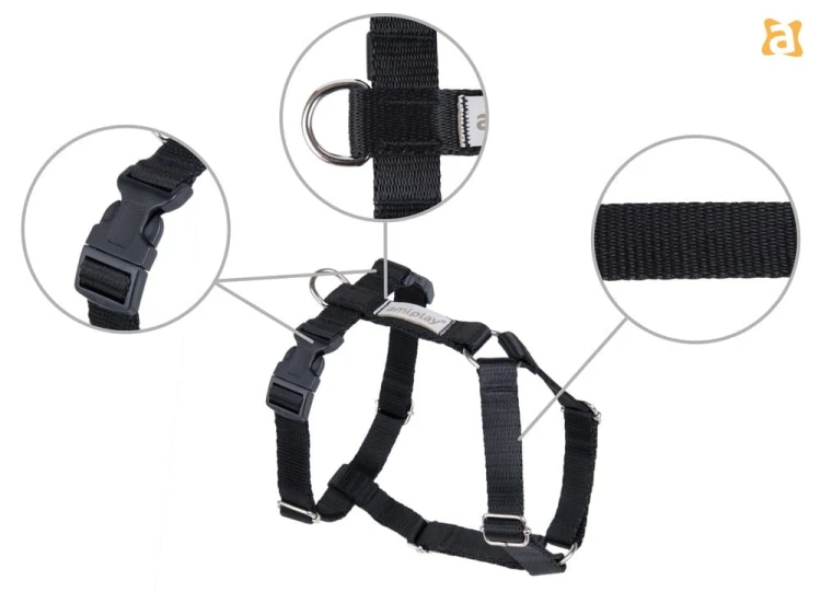 Szelki Guard Samba L Czarny