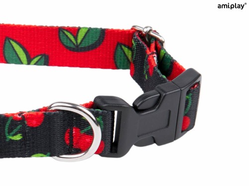 Obroża regulowana Be Happy M Cherry