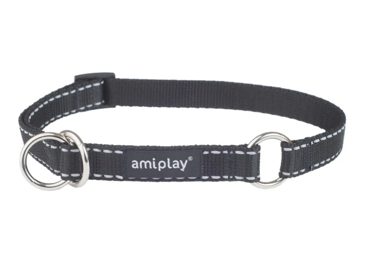 Obroża regulowana Reflective XL Czarny