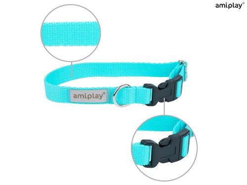 Obroża Samba M Turkusowy