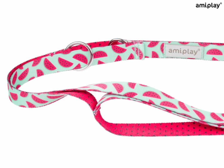Smycz 7in1 Be Happy L 1-2m Watermelon