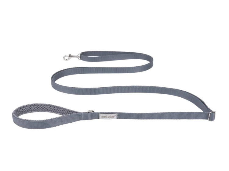 Smycz Easy Fix Samba M 1,6-3m Szary