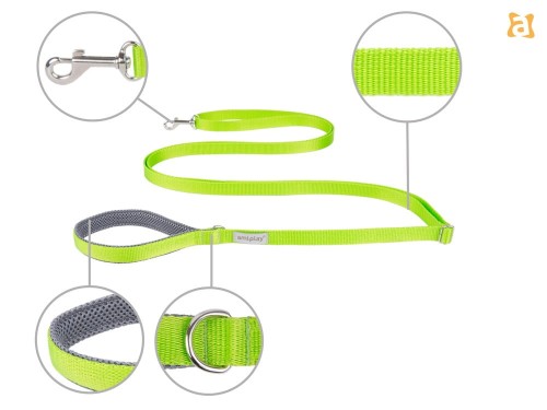 Smycz Easy Fix Samba L 1,6-3m Zielony