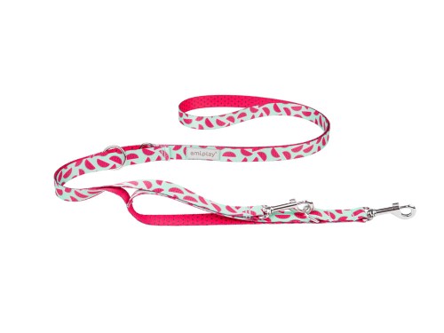 Smycz 7in1 Be Happy M 1-2m Watermelon