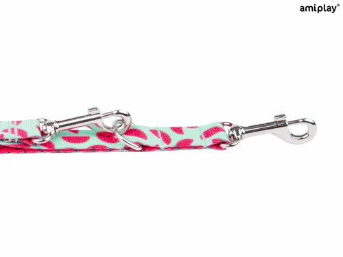 Smycz 7in1 Be Happy M 1-2m Watermelon