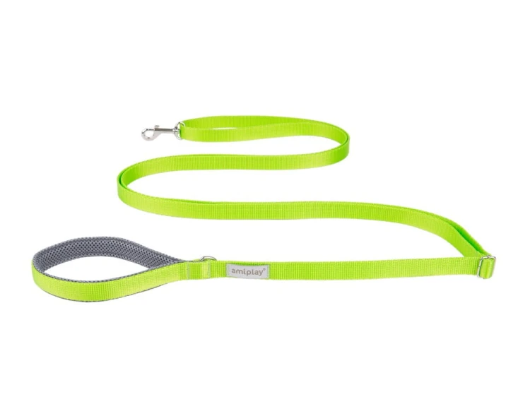 Smycz Easy Fix Samba S 1,6-3m Zielony