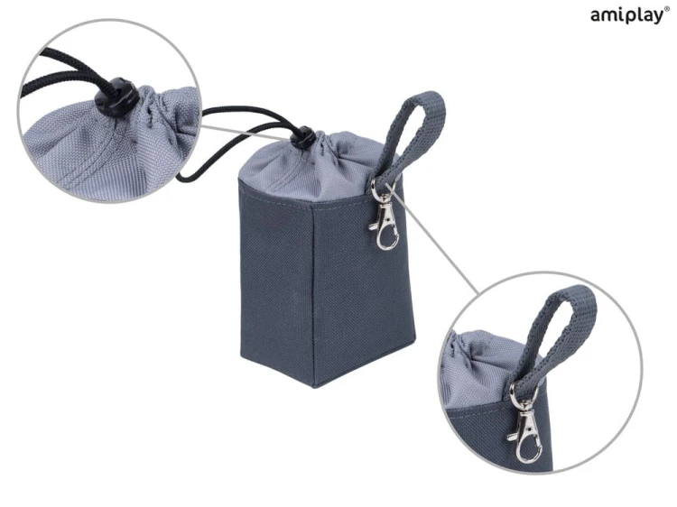 Torebka na przysmaki Samba Szary