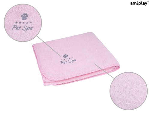 Ręcznik kąpielowy spa S Różowy