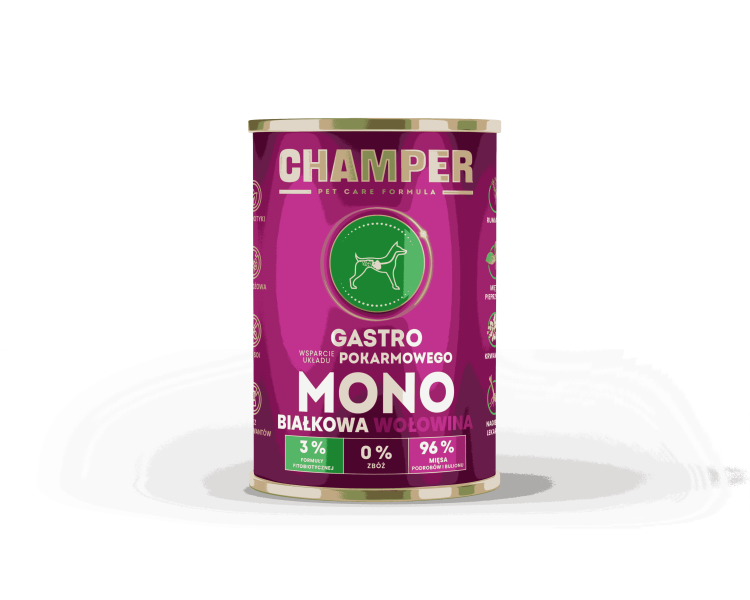CHAMPER GASTRO MONOBIAŁKOWA wołowina 400g