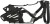 Kaganiec Muzzle Flex, silikonowy, M–L, czarny