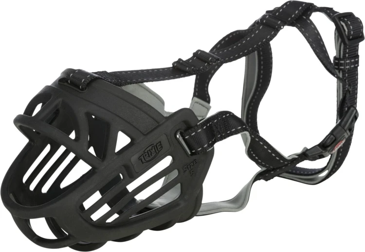Kaganiec Muzzle Flex, silikonowy, M–L, czarny