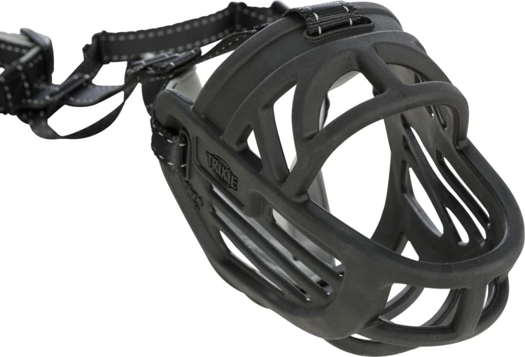 Kaganiec Muzzle Flex, silikonowy, M–L, czarny