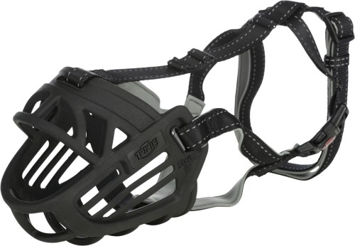 Kaganiec Muzzle Flex, silikonowy, L–XL, czarny