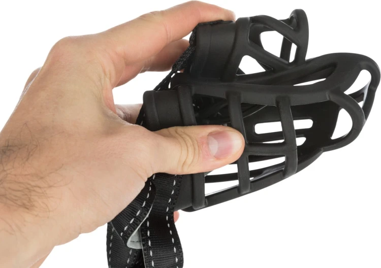 Kaganiec Muzzle Flex, silikonowy, L–XL, czarny