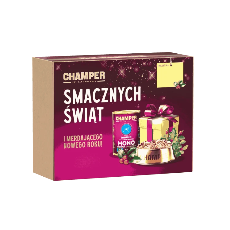 Champer zestaw świąteczny dla psa