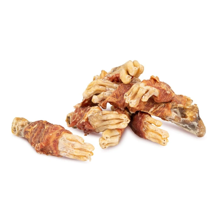 Puzzo Snack, przysmak dla psa, łapy królicze owinięte kaczką, 300g