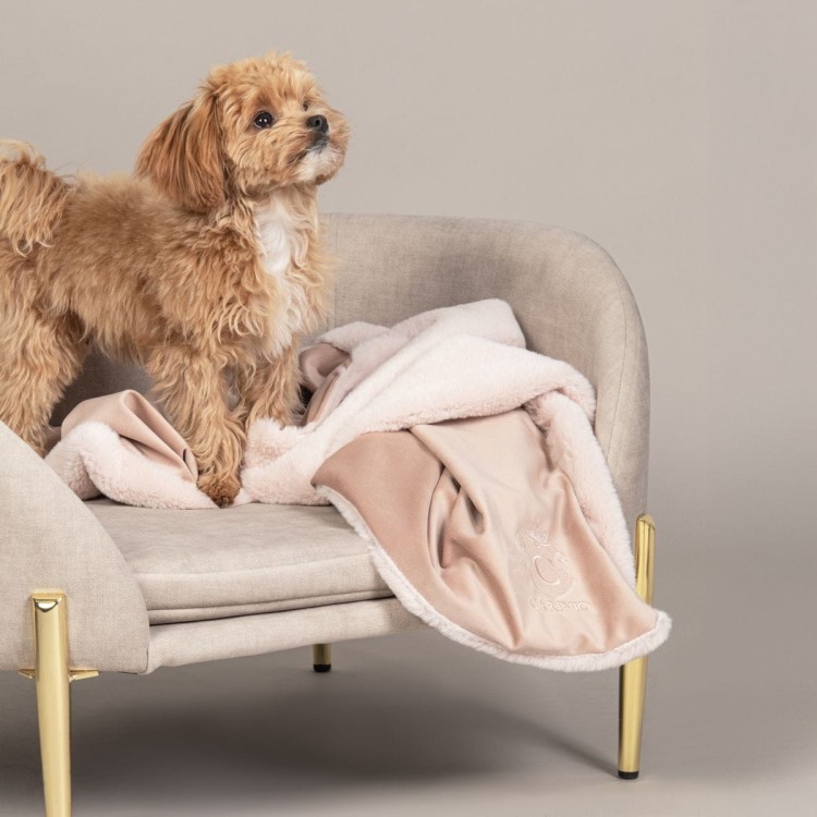 Kocyk / Otulacz dla zwierząt LOOUISE (S) Blush