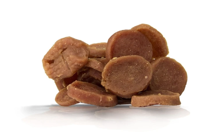 Pausesnack przysmak dla psa, talarki z kaczki 500g