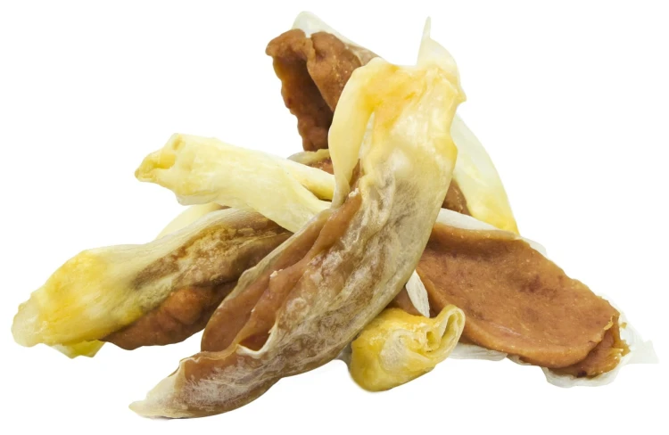 Pausesnack przysmak dla psa, królicze ucho z kurczakiem 500g