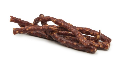 Pausesnack przysmak dla psa, paluszki miękkie z kaczki i ryżem 500g