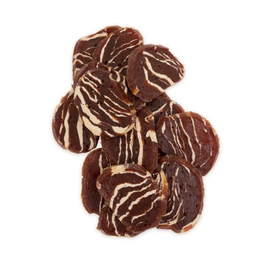 Pausesnack przysmak dla psa, marmurkowe krążki z wołowiną, 500g