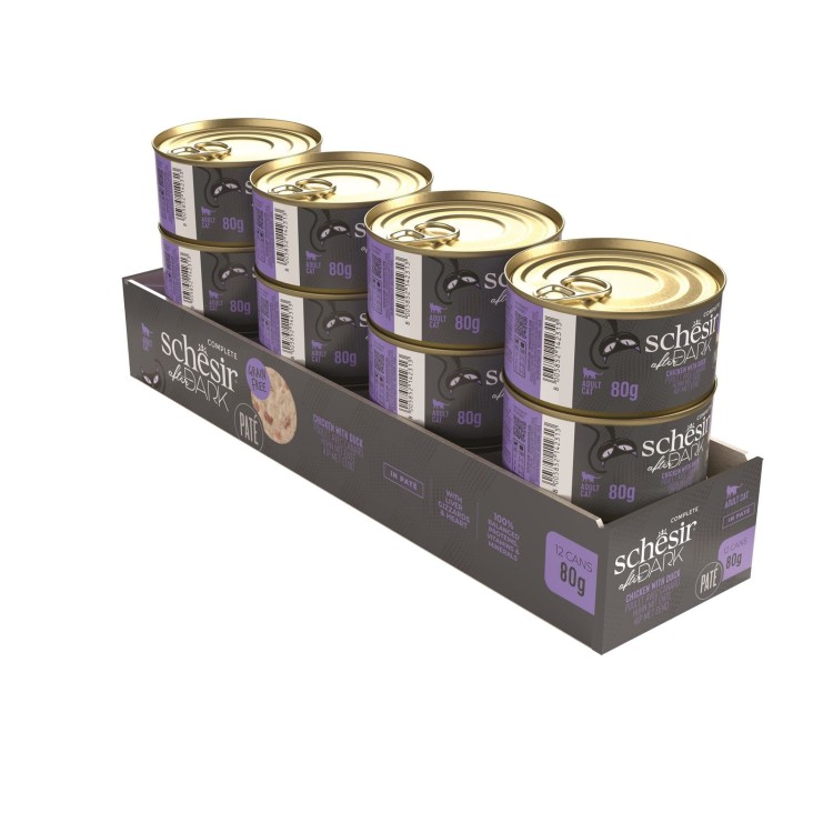 After Dark, karma mokra, dla kota, pasztet z kurczaka z kaczką, 80 g, puszka
