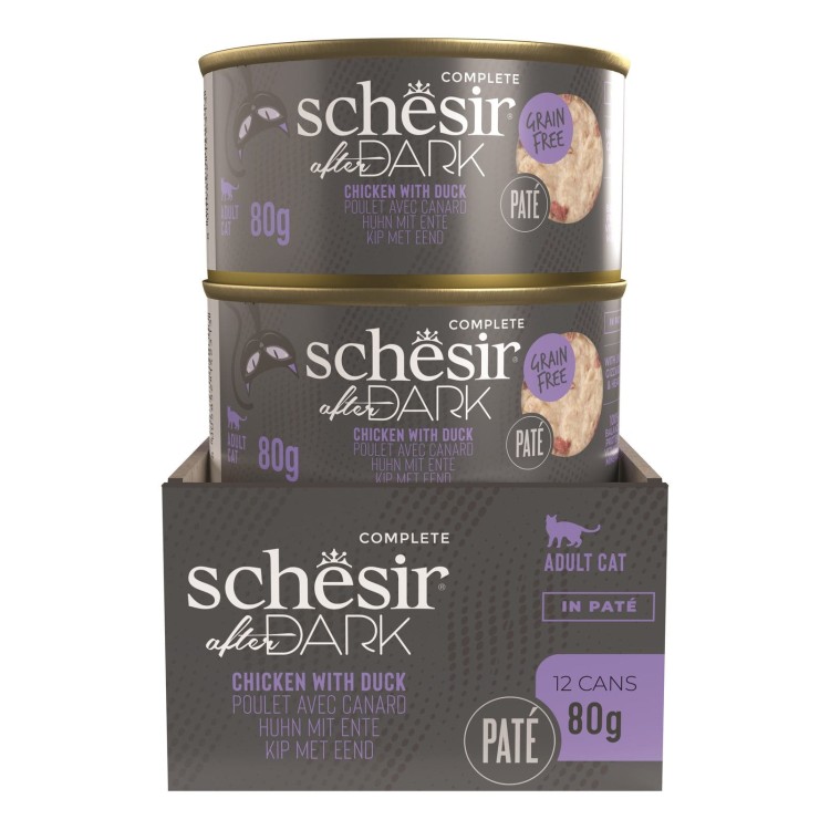 After Dark, karma mokra, dla kota, pasztet z kurczaka z kaczką, 80 g, puszka