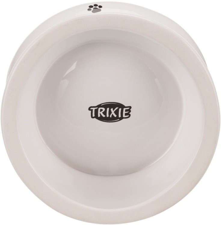 Miska ceramiczna, cat, 0.15 l/o 13 cm, biała