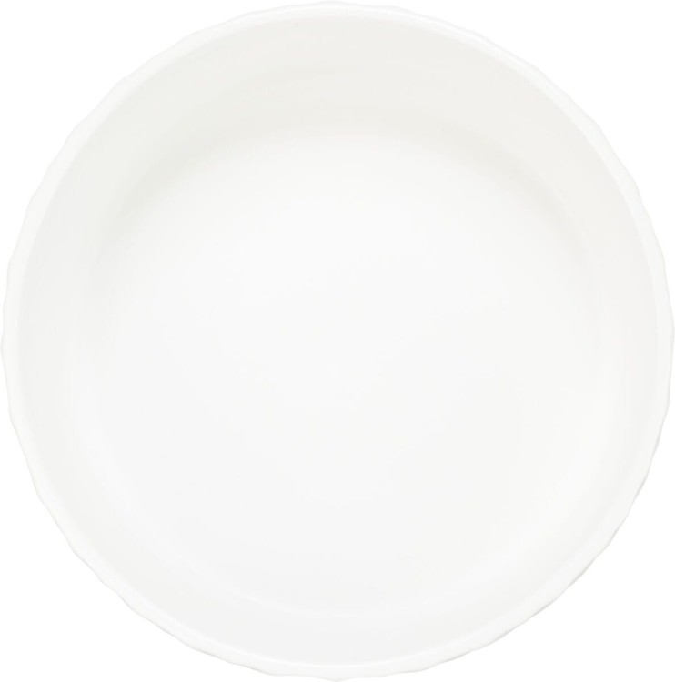 Miska ceramiczna, dla psa/kota, biała, 0.4 l/? 13 cm