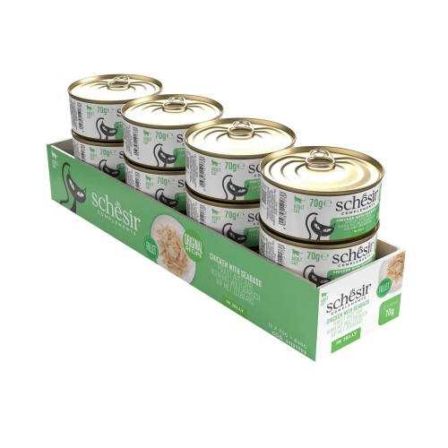 Complements, karma mokra, dla kotów, kurczak z okoniem morskim w galarecie, 70 g, puszka