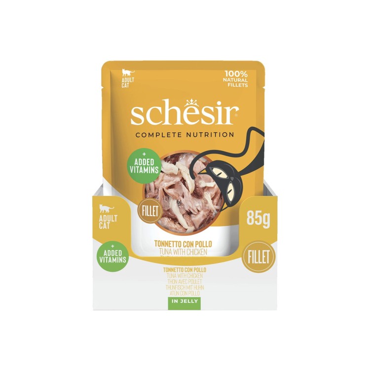 CB, karma mokra, dla kotów, tuńczyk z kurczakiem w galarecie, 85 g, saszetka