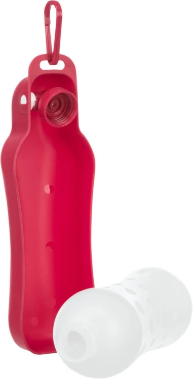 BUTELKA Z MISKĄ 500ml PLASTIKOWA