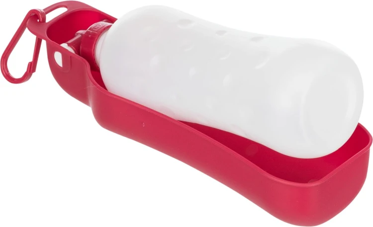 BUTELKA Z MISKĄ 500ml PLASTIKOWA