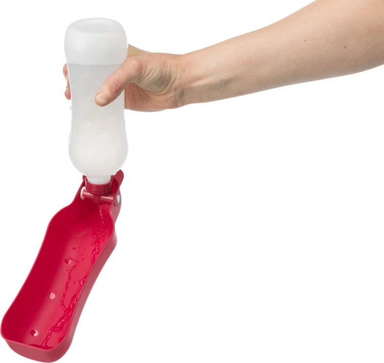 BUTELKA Z MISKĄ 500ml PLASTIKOWA