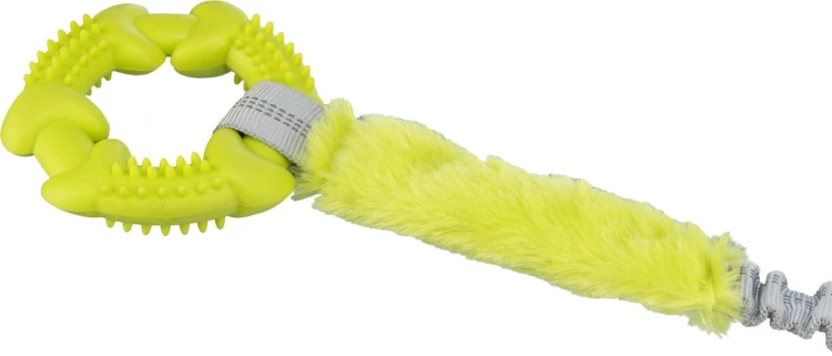 Bungee Tugger z ringiem, Zabawka, różne kolory, o 10/56 cm, z amortyzatorem