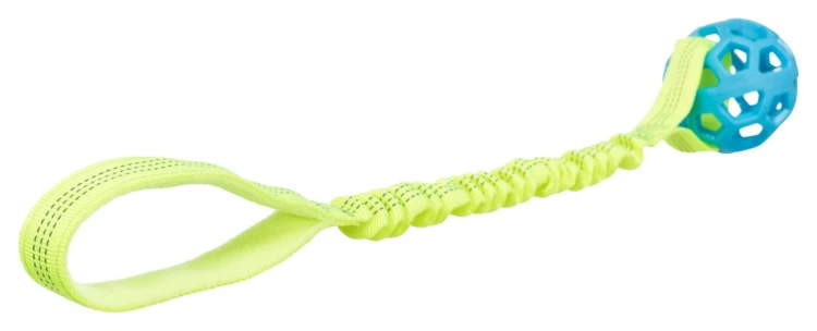 Bungee Tugger z piłką, Zabawka, różne kolory, o 9/48 cm, z amortyzatorem
