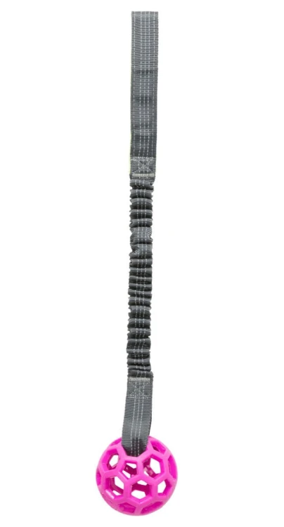 Bungee Tugger z piłką, Zabawka, różne kolory, o 9/48 cm, z amortyzatorem
