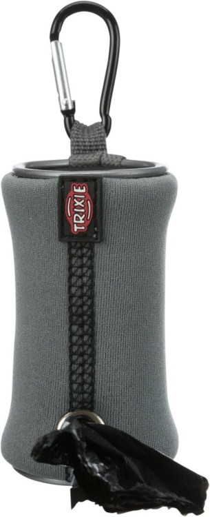 Pojemnik na woreczki na odchody, dla psa, neopren, zawiera 1 rolkę z 20 workami