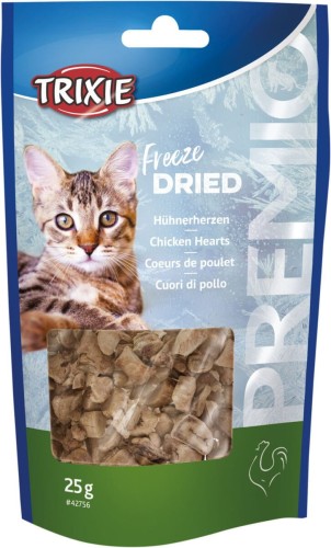Przysmak PREMIO Freeze Dried serca z kurczaka, 25 g