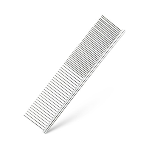 Grzebień stalowy, szary, 4,2 x 19 cm