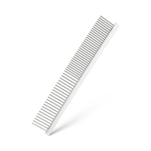 Grzebień stalowy, szary, 2,9 x 17 cm