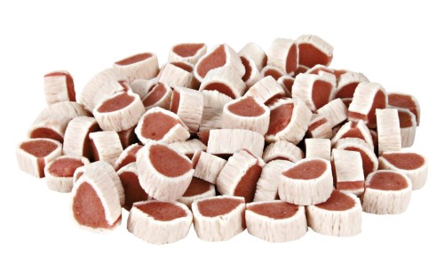 KRĄŻKI  KURCZAK-ŁOSOŚ 50g DLA KOTA