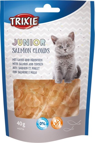 Przysmak Junior Salmon Clouds z łososiem, 40 g