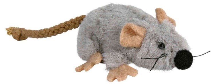 MYSZ PLUSZOWA Z KOCIMIĘTKĄ 7cm