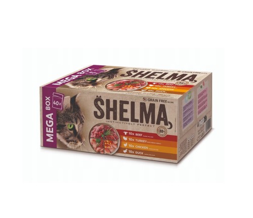SHELMA saszetki kot NMP GF mix 40x85g