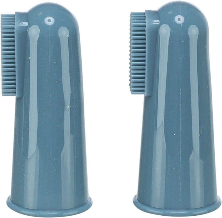 Zestaw silikonowych szczoteczek do zebów dla psa/kota, 6cm, 2 szt.