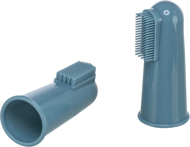 Zestaw silikonowych szczoteczek do zebów dla psa/kota, 6cm, 2 szt.