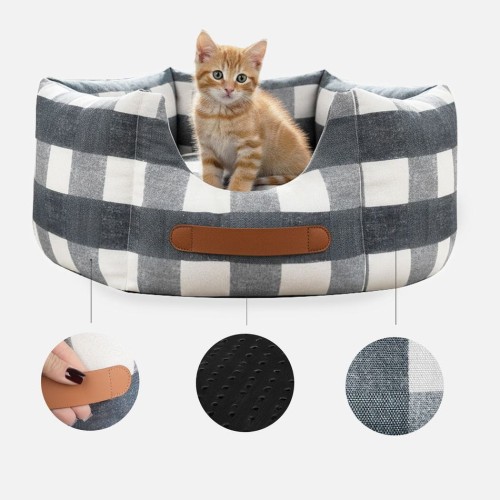 HEXA marine check - Sześciokątne legowisko dla zwierząt z recyklingu  - S