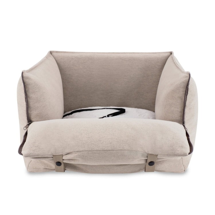 ODYSSEY 2w1 sand - Legowisko dla zwierząt i fotelik samochodowy